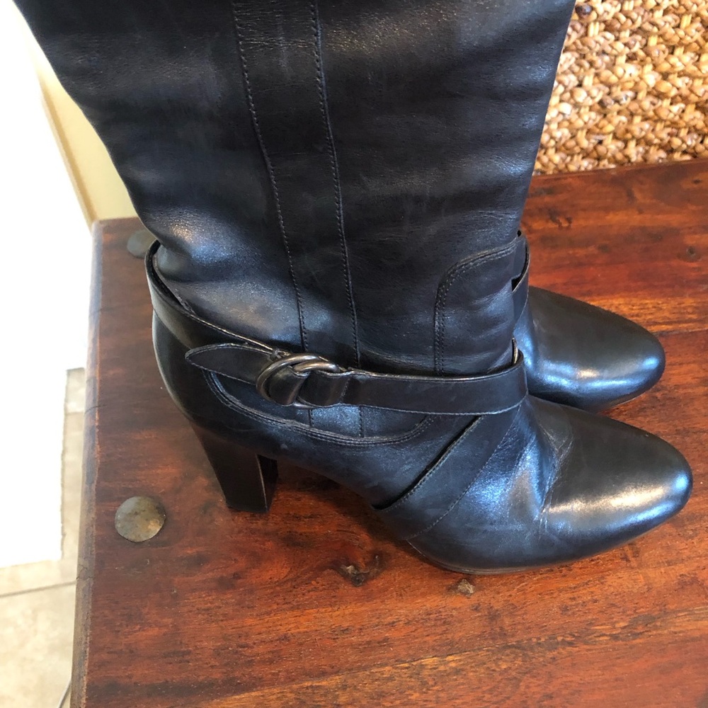 Cole Haan X Nike Black Courtney Air Tall Boots. Size 10 B - Picture 8 of 13